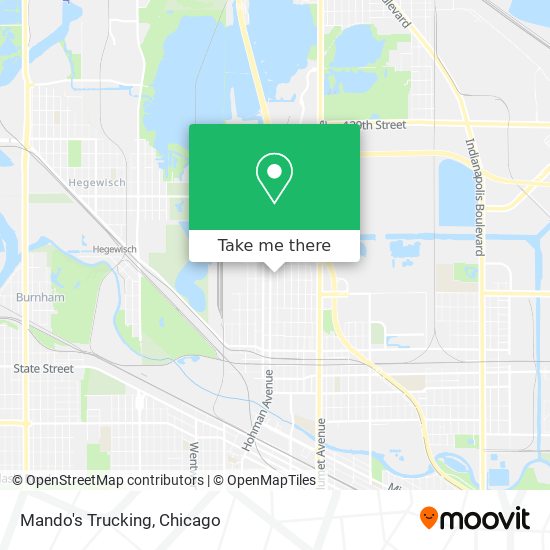 Mando's Trucking map