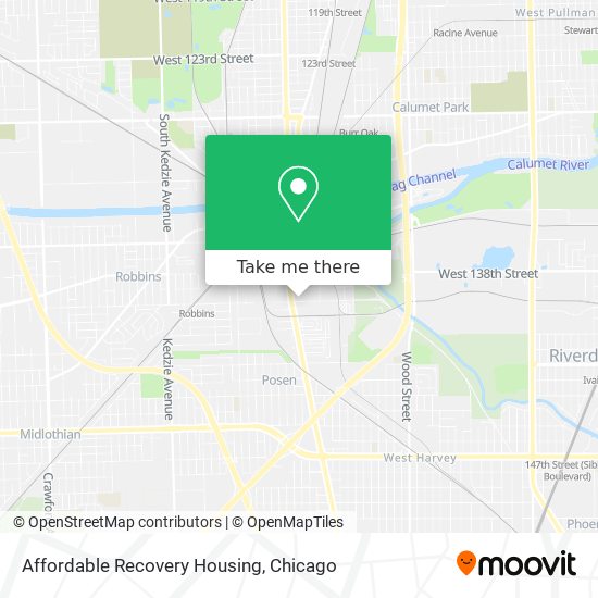 Affordable Recovery Housing map