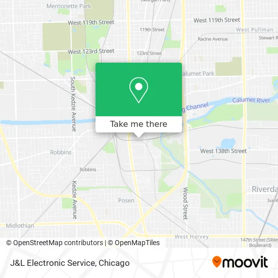 J&L Electronic Service map