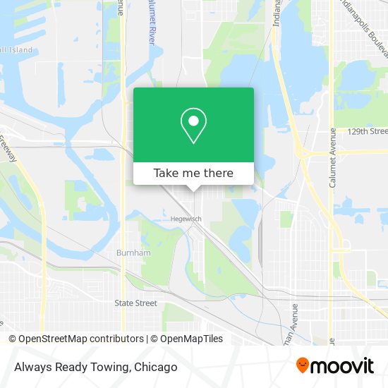 Always Ready Towing map