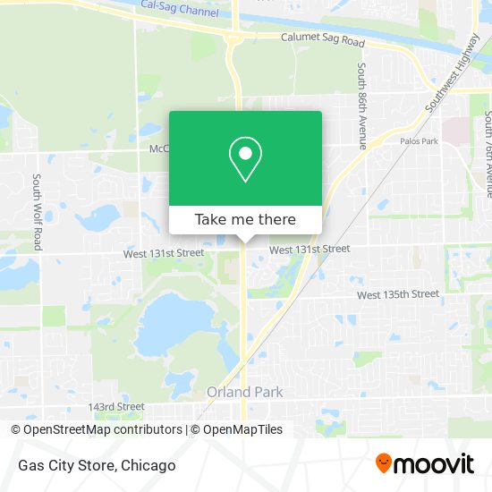 Gas City Store map