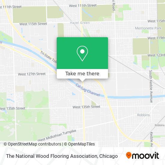 The National Wood Flooring Association map