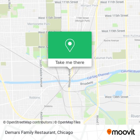 Mapa de Demars Family Restaurant