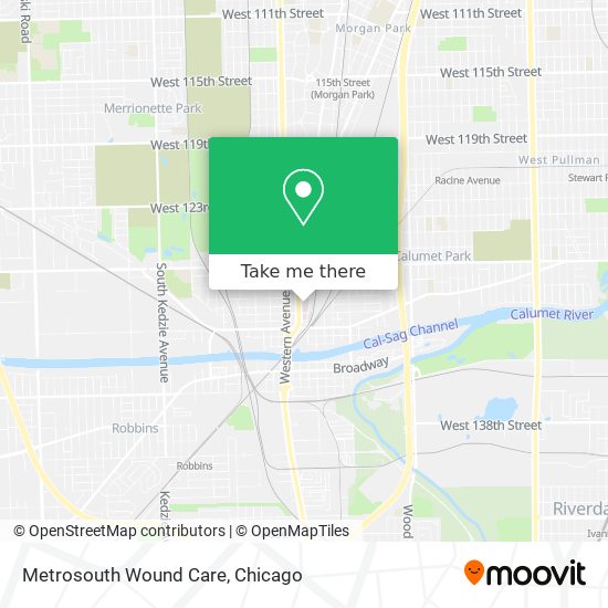 Metrosouth Wound Care map