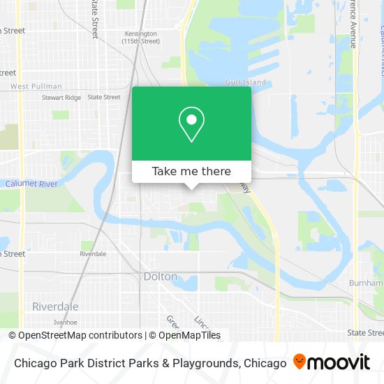 Mapa de Chicago Park District Parks & Playgrounds