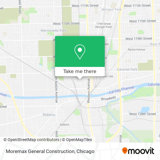Moremax General Construction map