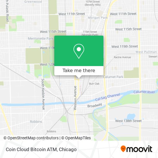 Coin Cloud Bitcoin ATM map