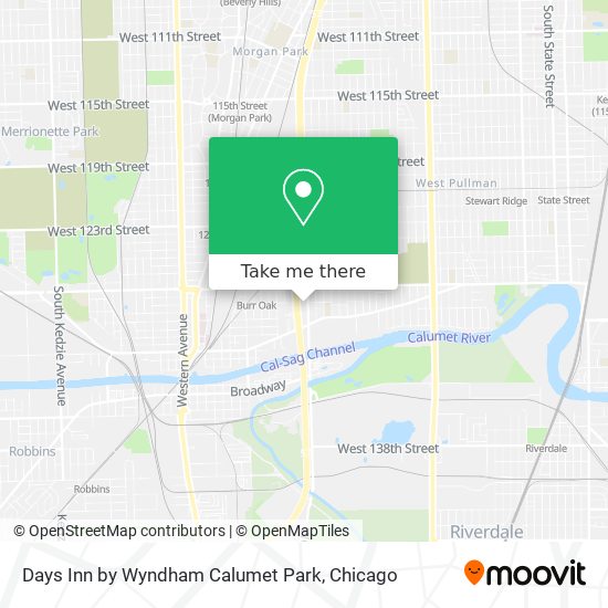 Mapa de Days Inn by Wyndham Calumet Park
