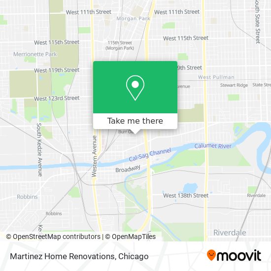 Martinez Home Renovations map