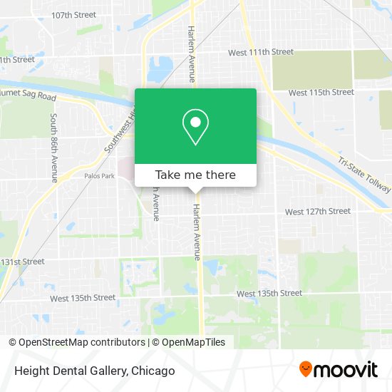 Height Dental Gallery map