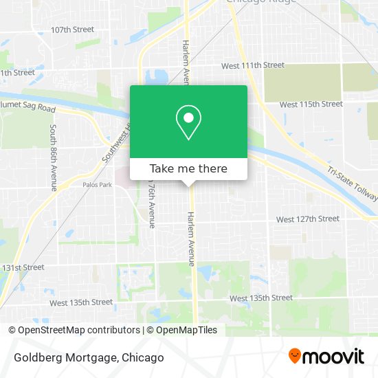 Goldberg Mortgage map