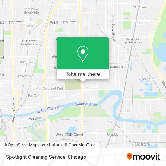 Spotlight Cleaning Service map