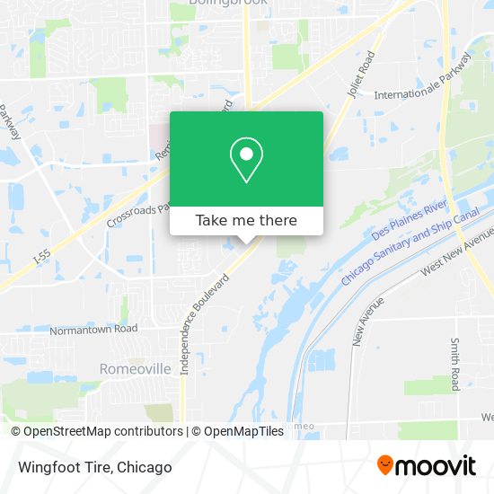 Wingfoot Tire map