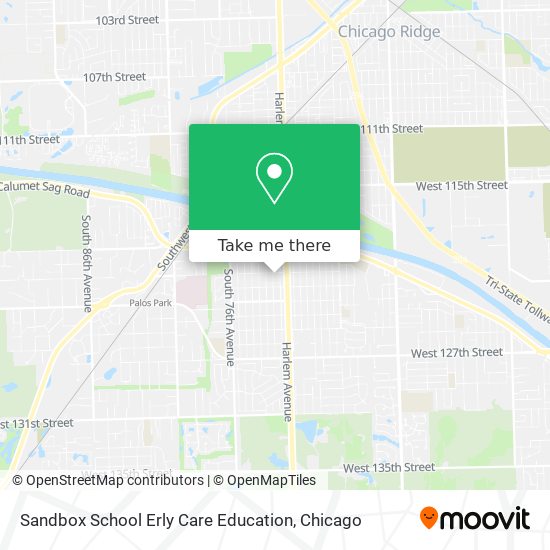 Mapa de Sandbox School Erly Care Education