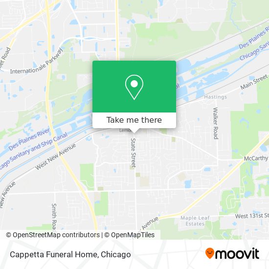 Mapa de Cappetta Funeral Home