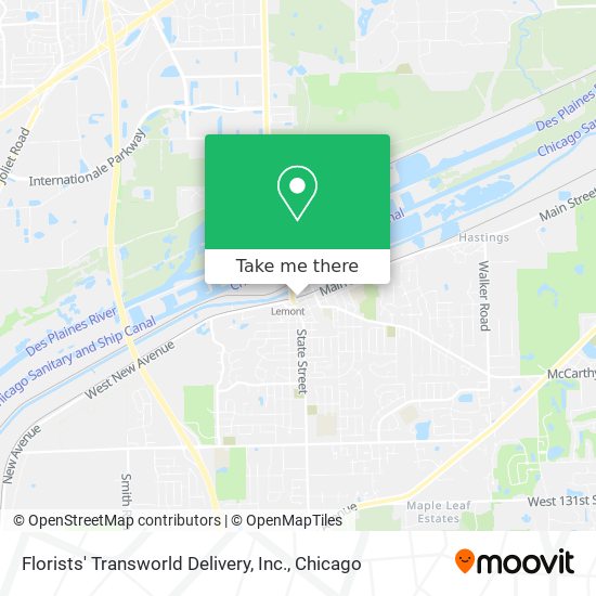 Florists' Transworld Delivery, Inc. map