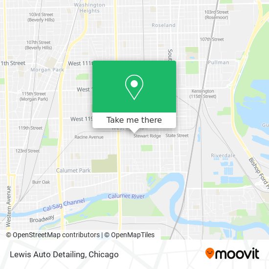 Lewis Auto Detailing map