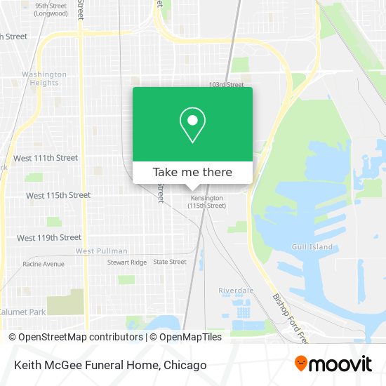 Keith McGee Funeral Home map