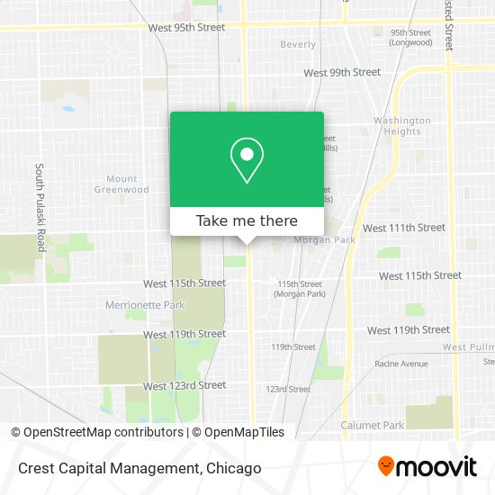 Mapa de Crest Capital Management