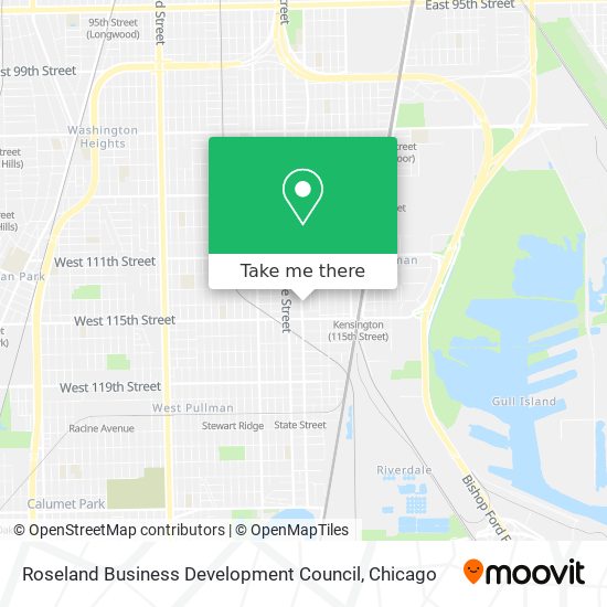 Roseland Business Development Council map