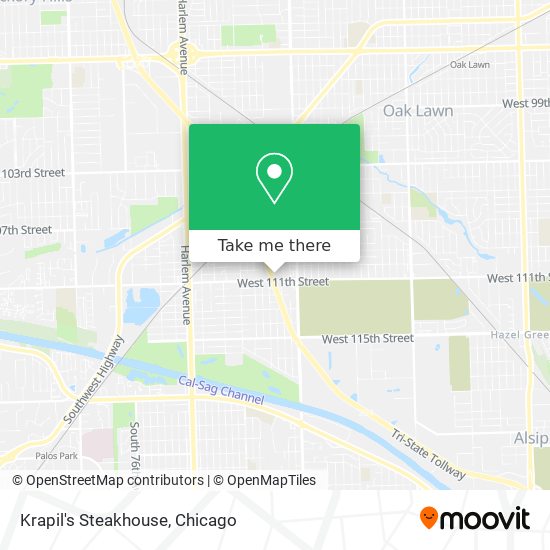 Krapil's Steakhouse map