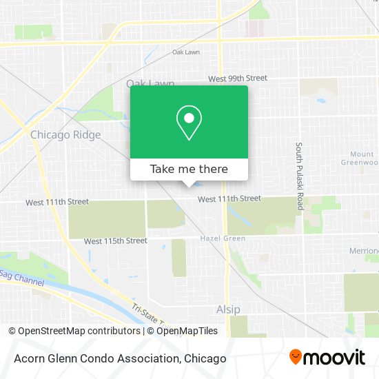 Acorn Glenn Condo Association map