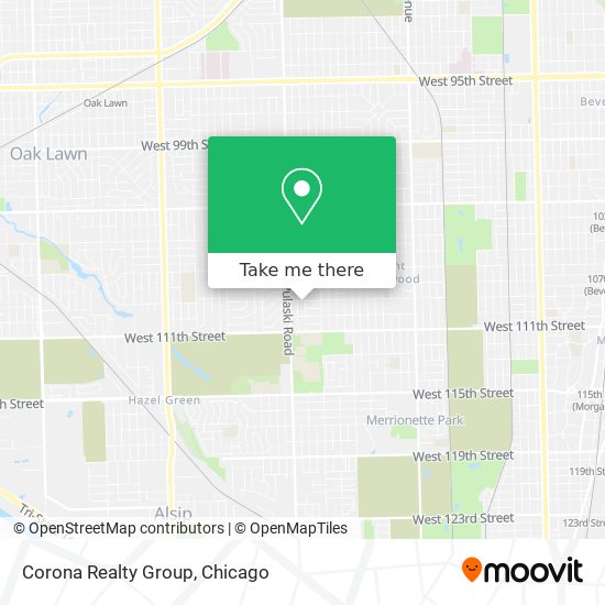 Corona Realty Group map