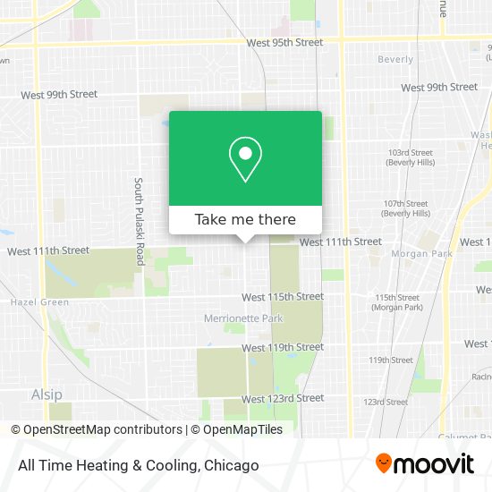 All Time Heating & Cooling map