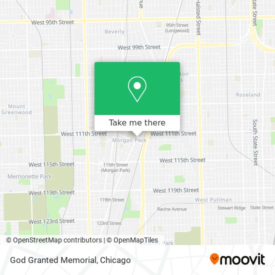 Mapa de God Granted Memorial