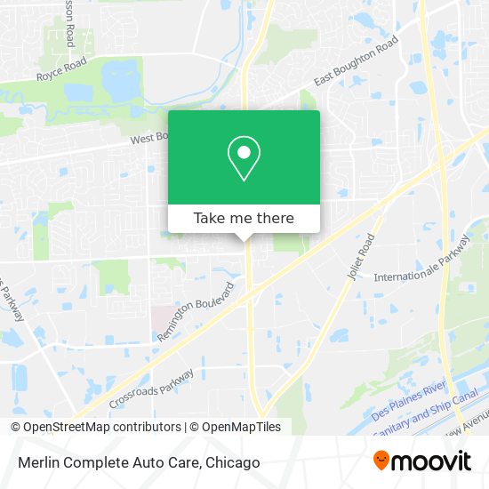 Merlin Complete Auto Care map