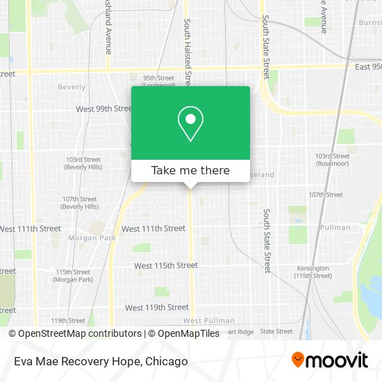 Eva Mae Recovery Hope map