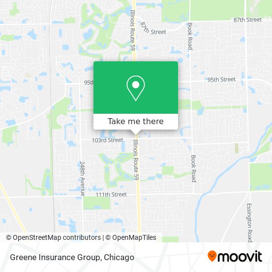 Greene Insurance Group map