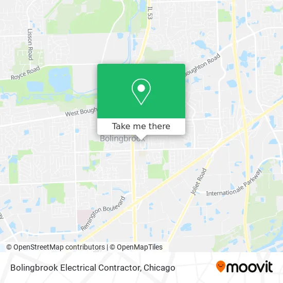 Bolingbrook Electrical Contractor map