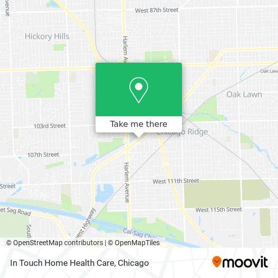 In Touch Home Health Care map