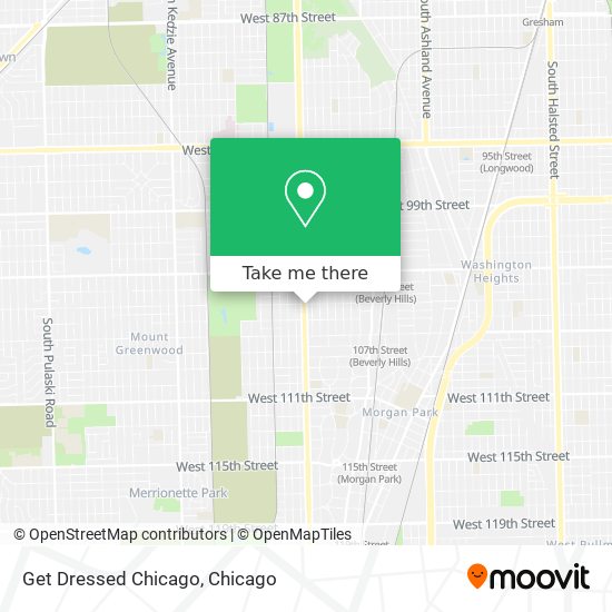 Get Dressed Chicago map