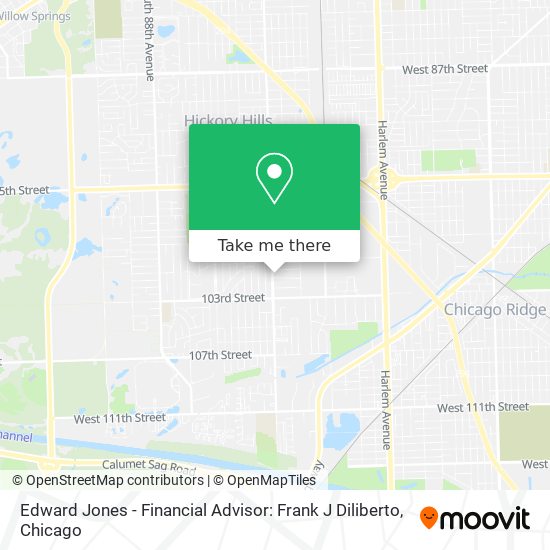 Mapa de Edward Jones - Financial Advisor: Frank J Diliberto