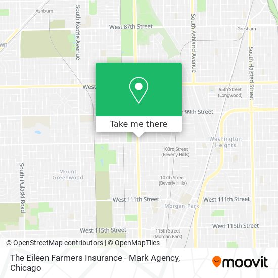 The Eileen Farmers Insurance - Mark Agency map