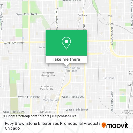 Mapa de Ruby Brownstone Enterprises Promotional Products