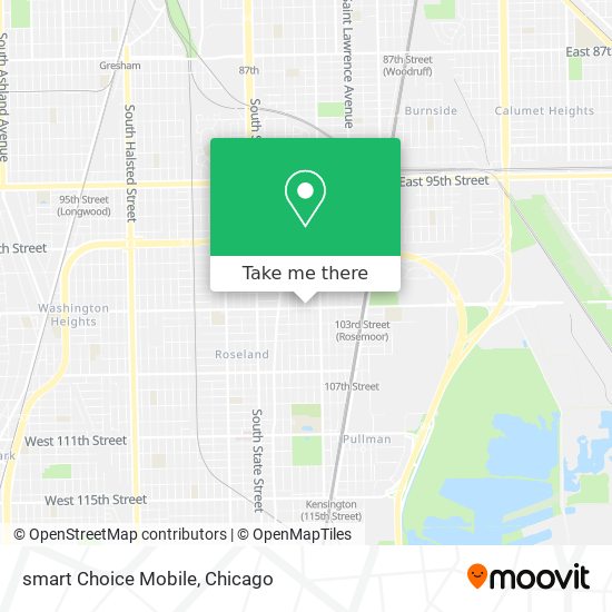 Mapa de smart Choice Mobile