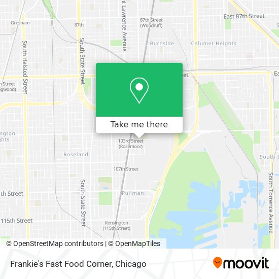 Frankie's Fast Food Corner map
