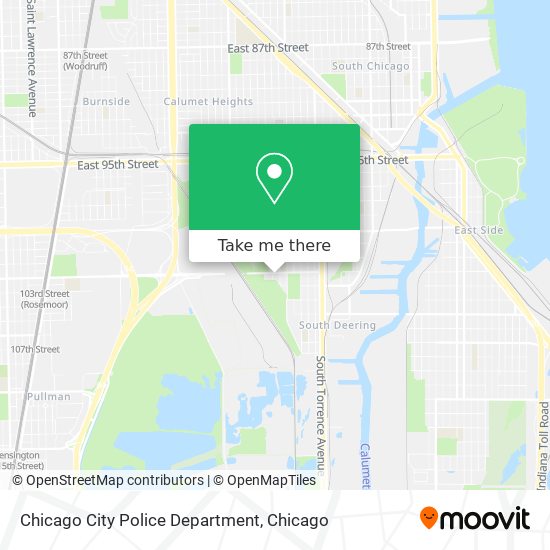 Chicago City Police Department map