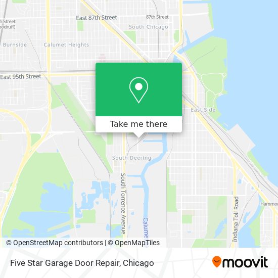 Mapa de Five Star Garage Door Repair
