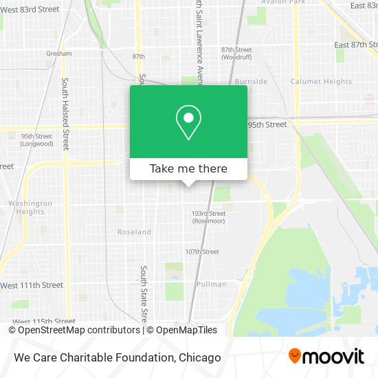 We Care Charitable Foundation map