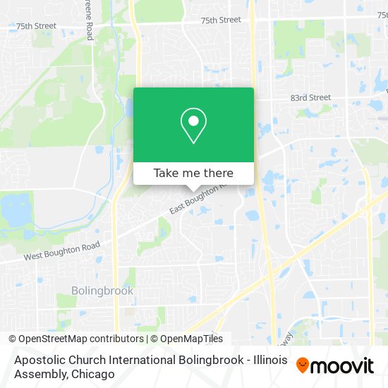 Mapa de Apostolic Church International Bolingbrook - Illinois Assembly