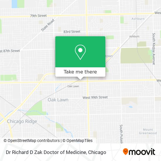 Dr Richard D Zak Doctor of Medicine map