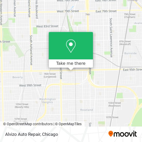 Alvizo Auto Repair map