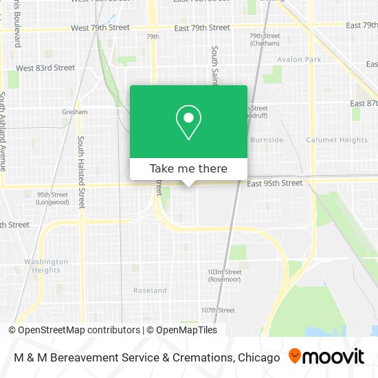 Mapa de M & M Bereavement Service & Cremations