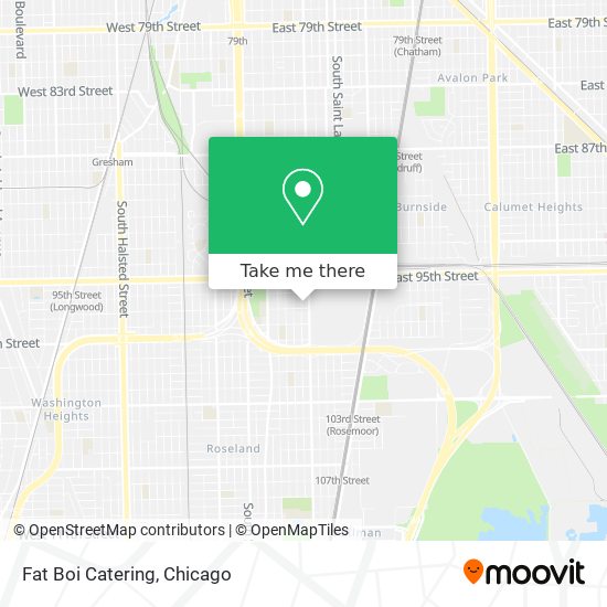 Fat Boi Catering map