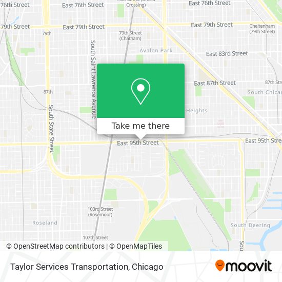 Mapa de Taylor Services Transportation