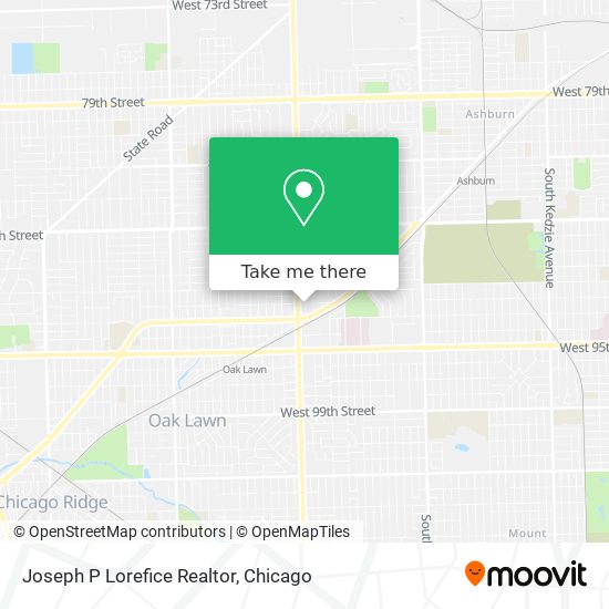 Joseph P Lorefice Realtor map